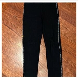 🌺Black Women's Legging with Side Detail